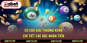 cơ cấu giải thưởng Keno